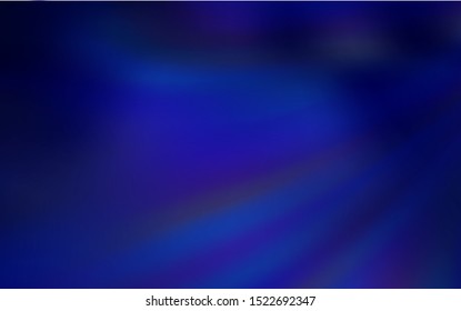 Dark BLUE vector glossy abstract backdrop. An elegant bright illustration with gradient. Smart design for your work.