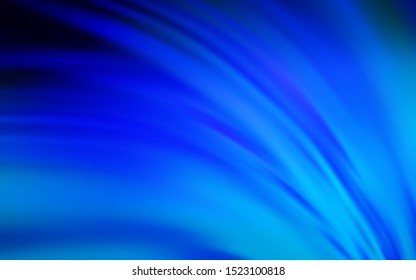 Dark BLUE vector glossy abstract layout. An elegant bright illustration with gradient. Blurred design for your web site.