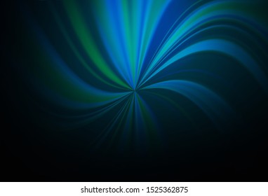 Dark BLUE vector glossy abstract layout. An elegant bright illustration with gradient. Elegant background for a brand book.