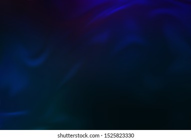 Dark BLUE vector glossy abstract layout. Modern abstract illustration with gradient. Completely new design for your business.