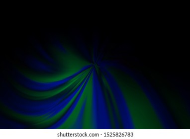 Dark BLUE vector glossy abstract backdrop. An elegant bright illustration with gradient. Blurred design for your web site.