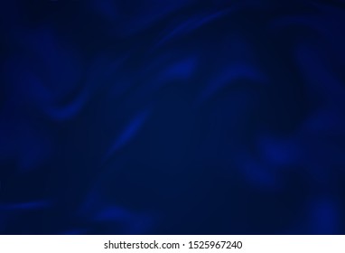 Dark BLUE vector glossy abstract backdrop. Creative illustration in halftone style with gradient. Blurred design for your web site.