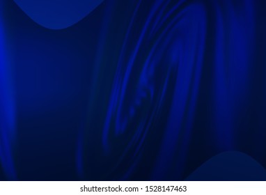 Dark BLUE vector glossy abstract layout. Colorful illustration in abstract style with gradient. Smart design for your work.