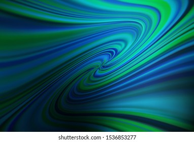Dark BLUE vector glossy abstract layout. Abstract colorful illustration with gradient. Blurred design for your web site.