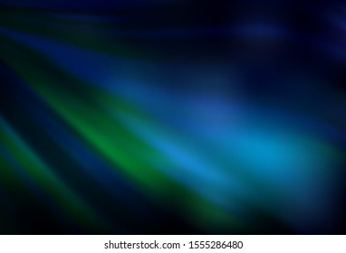 Dark BLUE vector glossy abstract layout. An elegant bright illustration with gradient. New style for your business design.