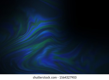 Dark BLUE vector glossy abstract layout. Modern abstract illustration with gradient. New design for your business.
