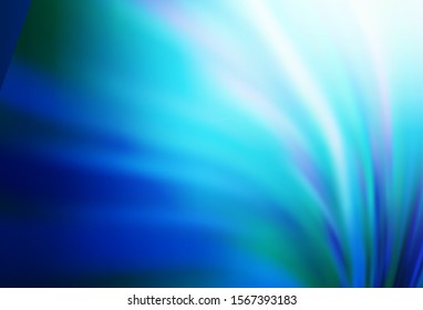 Dark BLUE vector glossy abstract backdrop. A completely new colored illustration in blur style. New design for your business.