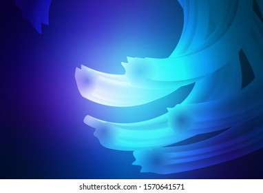Dark BLUE vector glossy abstract backdrop. Abstract colorful illustration with gradient. New design for your business.