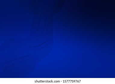 Dark BLUE vector glossy abstract layout. Creative illustration in halftone style with gradient. New style design for your brand book.