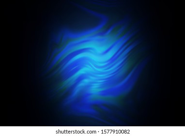 Dark BLUE vector glossy abstract backdrop. An elegant bright illustration with gradient. Smart design for your work.