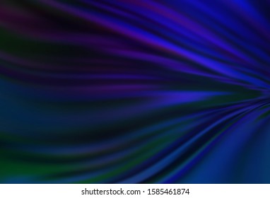 Dark BLUE vector glossy abstract background. Modern abstract illustration with gradient. Smart design for your work.