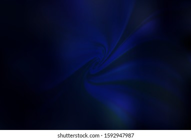 Dark BLUE vector glossy abstract layout. An elegant bright illustration with gradient. New style for your business design.