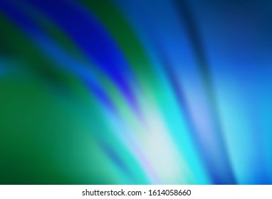 Dark BLUE vector glossy abstract background. Abstract colorful illustration with gradient. Elegant background for a brand book.