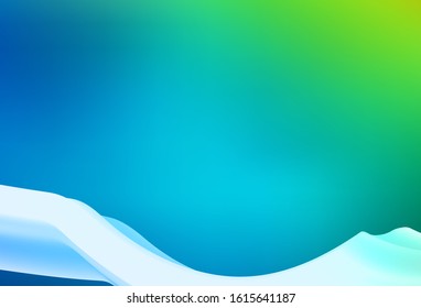Dark BLUE vector glossy abstract background. Colorful abstract illustration with gradient. Elegant background for a brand book.