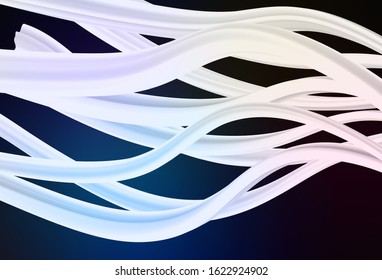 Dark BLUE vector glossy abstract backdrop. Colorful illustration in abstract style with gradient. Background for designs.