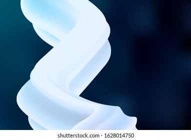 Dark BLUE vector glossy abstract layout. Creative illustration in halftone style with gradient. The best blurred design for your business.