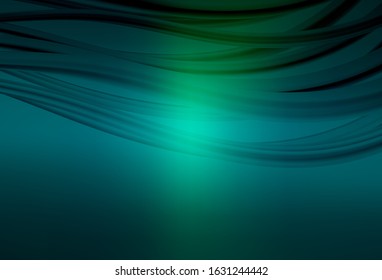 Dark BLUE vector glossy abstract backdrop. Shining colorful illustration in smart style. New design for your business.