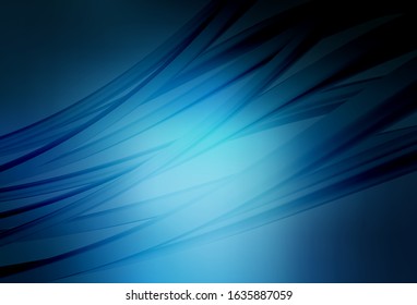 Dark BLUE vector glossy abstract layout. Colorful abstract illustration with gradient. New design for your business.