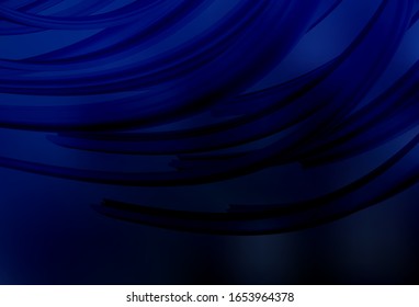 Dark BLUE vector glossy abstract layout. Abstract colorful illustration with gradient. New design for your business.