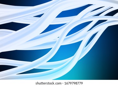 Dark BLUE vector glossy abstract layout. Shining colorful illustration in smart style. Smart design for your work.