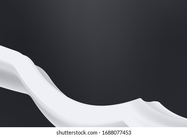 Dark BLUE vector glossy abstract backdrop. An elegant bright illustration with gradient. The best blurred design for your business.