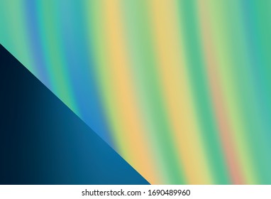 Dark BLUE vector glossy abstract layout. New colored illustration in blur style with gradient. The best blurred design for your business.