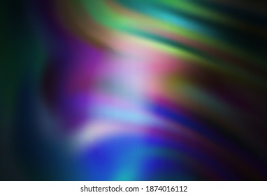 Dark BLUE vector glossy abstract background. Shining colorful illustration in smart style. New way of your design.