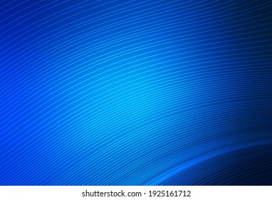 Dark BLUE vector glossy abstract layout. A completely new colored illustration in blur style. New design for your business.