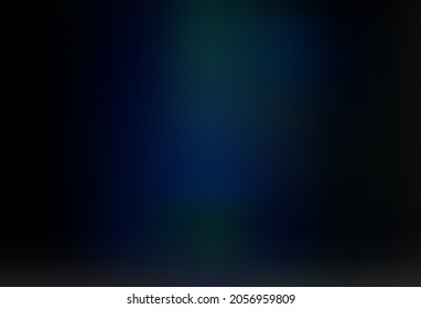 Dark BLUE vector glossy abstract template. Modern abstract illustration with gradient. Template for cell phones.