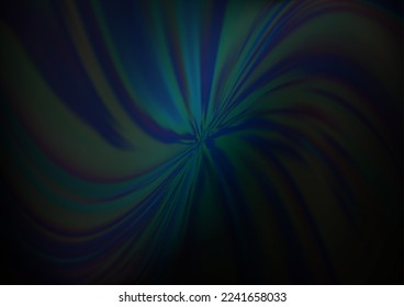 Dark BLUE vector glossy abstract template. Glitter abstract illustration with an elegant design. The template can be used for your brand book.