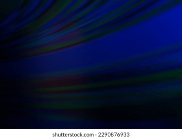 Dark BLUE vector glossy abstract template. Creative illustration in halftone style with gradient. The background for your creative designs.