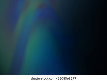 Dark BLUE vector glossy abstract background. A vague abstract illustration with gradient. The blurred design can be used for your web site.