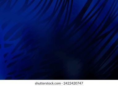 Diseño abstracto del vector azul oscuro brillante. Ilustración abstracta colorida con gradiente. Diseño inteligente para su trabajo.