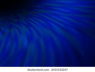 Fondo abstracto brillante del vector del azul oscuro. Ilustración colorida en estilo borroso con degradado. Una plantilla completamente nueva para su diseño.