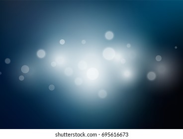 Dark BLUE vector glossy abstract pattern. Glitter abstract illustration with an elegant design. A new texture for your design.