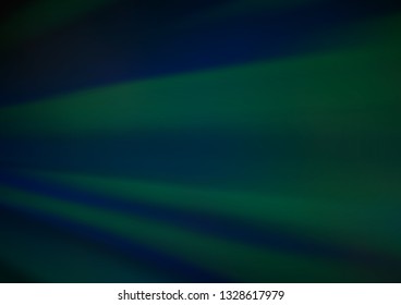 Dark BLUE vector glossy bokeh pattern. Modern geometrical abstract illustration with gradient. The template for backgrounds of cell phones.