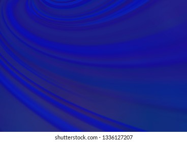 Dark BLUE vector glossy bokeh pattern. Colorful illustration in blurry style with gradient. The elegant pattern for brand book.