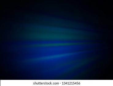 Dark BLUE vector glossy bokeh pattern. A completely new color illustration in a bokeh style. The best blurred design for your business.