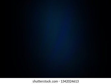 Dark BLUE vector glossy bokeh pattern. Colorful illustration in abstract style with gradient. A completely new design for your business.