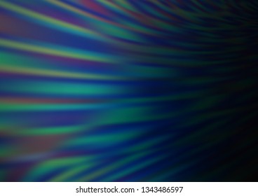 Dark BLUE vector glossy bokeh pattern. Shining colorful illustration in a Brand new style. A completely new design for your business.
