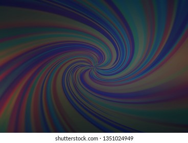Dark BLUE vector glossy bokeh pattern. A completely new color illustration in a bokeh style. A completely new template for your design.