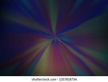 Dark BLUE vector glossy bokeh pattern. Creative illustration in halftone style with gradient. The elegant pattern for brand book.