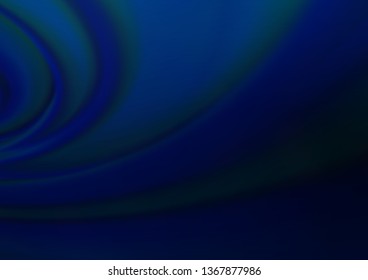 Dark BLUE vector glossy bokeh pattern. A completely new color illustration in a bokeh style. The elegant pattern for brand book.