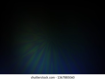 Dark BLUE vector glossy bokeh pattern. A completely new color illustration in a bokeh style. A new texture for your design.