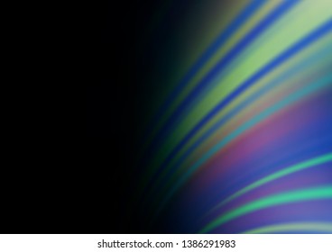 Dark BLUE vector glossy bokeh pattern. A completely new color illustration in a bokeh style. The elegant pattern for brand book.