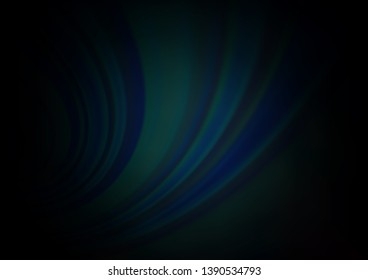 Dark BLUE vector glossy bokeh pattern. A completely new color illustration in a bokeh style. The template for backgrounds of cell phones.