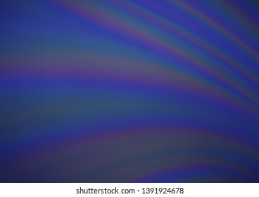 Dark BLUE vector glossy bokeh pattern. A completely new color illustration in a bokeh style. The background for your creative designs.