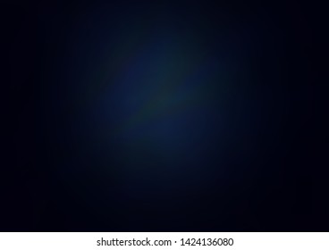 Dark BLUE vector glossy bokeh pattern. A vague abstract illustration with gradient. Brand new style for your business design.