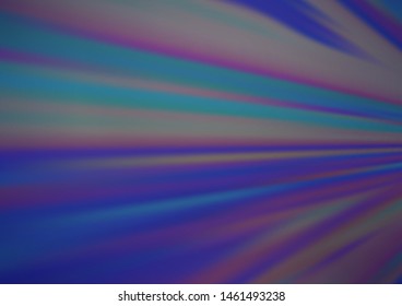 Dark BLUE vector glossy bokeh pattern. Modern geometrical abstract illustration with gradient. The blurred design can be used for your web site.