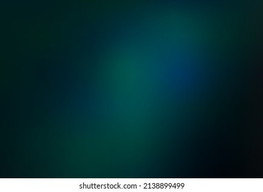 Patrón de bokeh brillante del vector azul oscuro. Ilustración abstracta moderna con gradiente. Diseño de su sitio web.